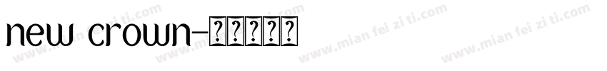 new crown字体转换
